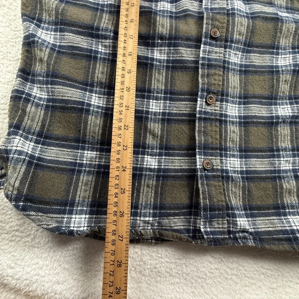 Jachs Heritage Flannel Shirt Men Large Multicolor Cotton Plaid Classic Button Up